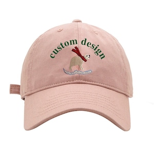 Custom Caps Embroidered Hat  Party hat Personalized caps Custom Logo/Text/Design Dad Hat Unisex Cap Vintage hat Gift for her Travel Hat