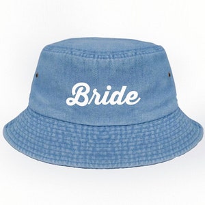 Custom Embroidered Vintage Bucket Hat Personalized Hat Bachelorette party hats girls weekend bridesmaid gifts bachelorette gifts bride gift