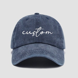 Custom Washed Dad Hat Embroidered Dad Cap Unstructured Gym Cap Bachelor Party Bachelorette Party Gift Adjustable cap business merch image 1