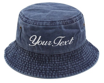 Personalized hat Custom Bucket Hat embroidered hat Text Logo Design Women Hat Man's hat Bucket Hat Outdoor Hat Warm Bucket Hat Cowboy hats