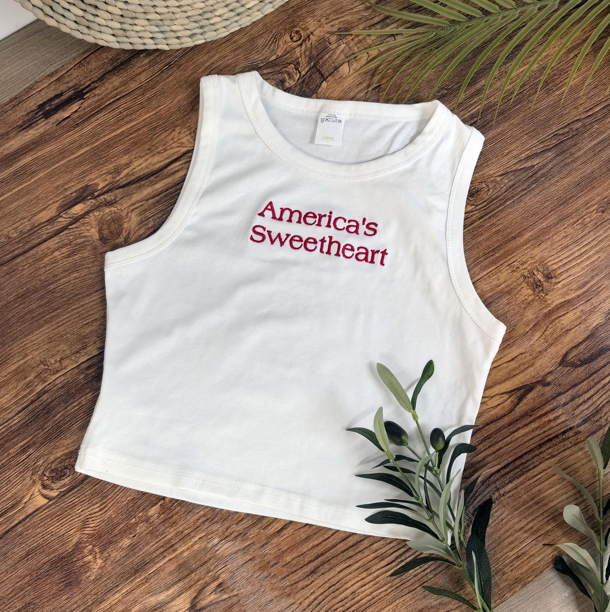 Embroidery Tank Top - Etsy