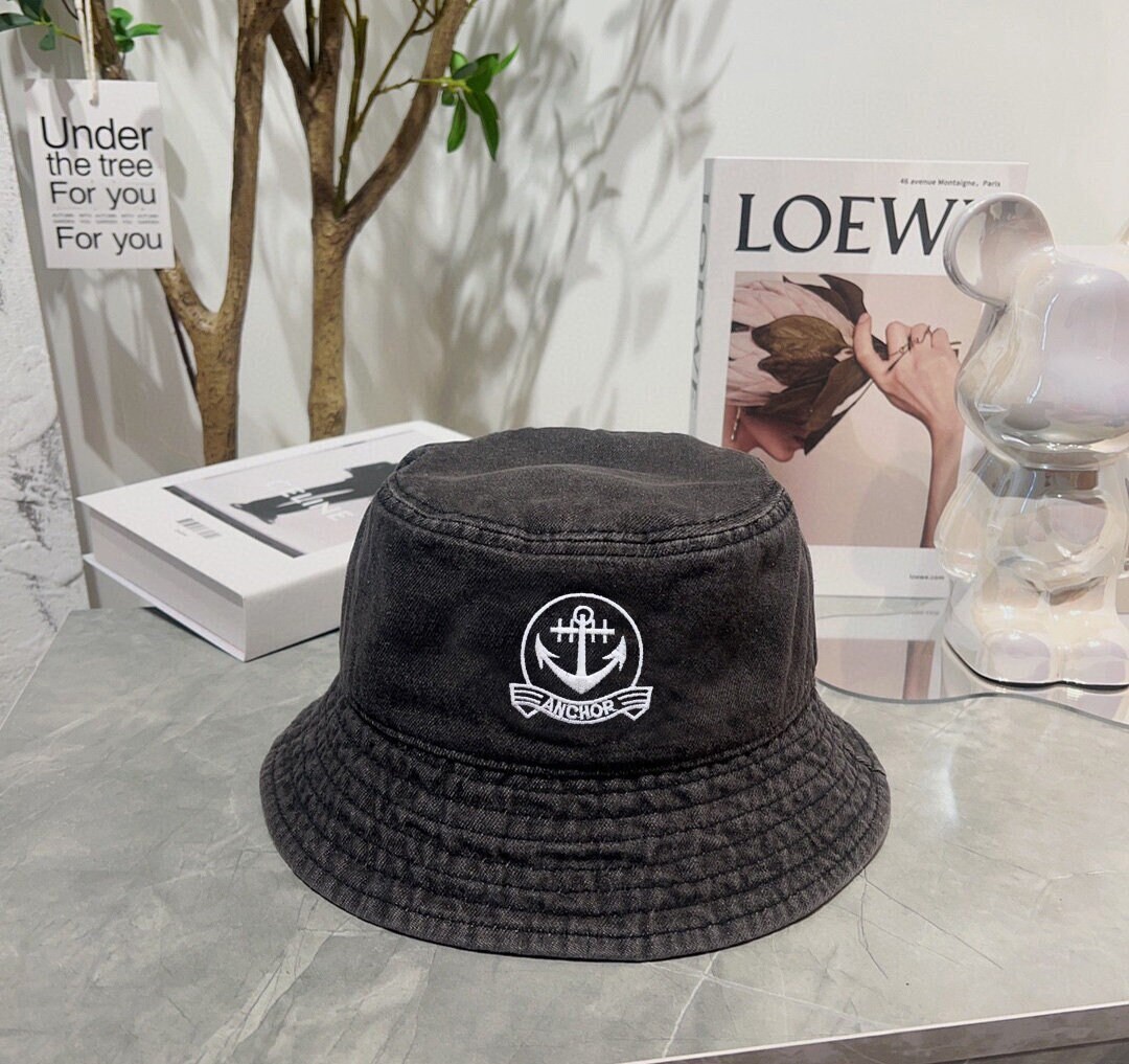 Logo Embroidered Bucket Hat
