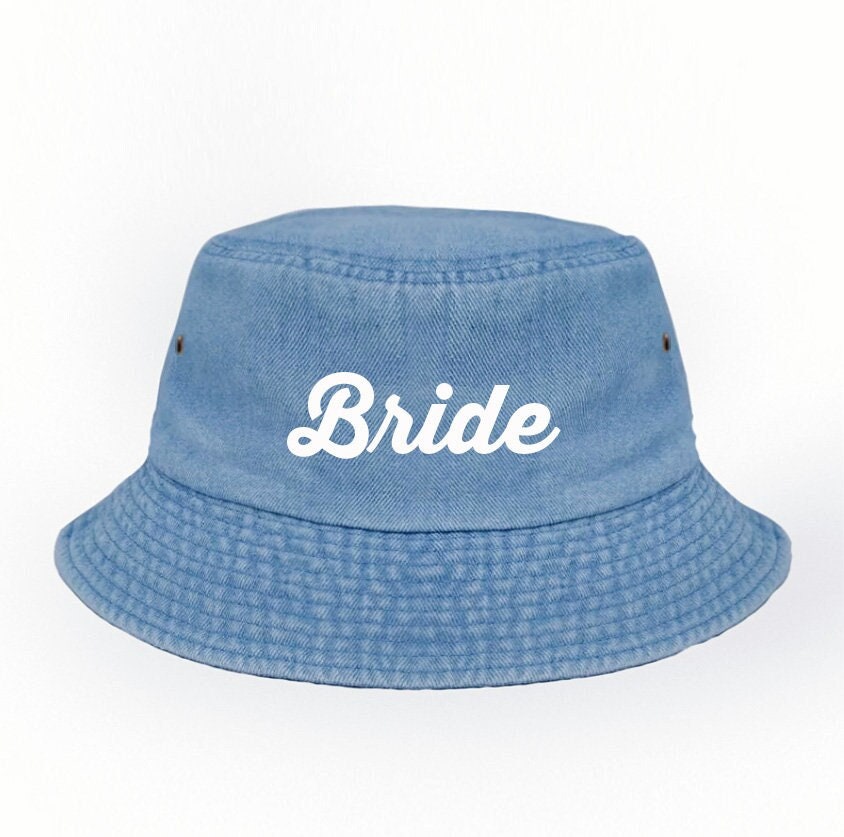 Custom Embroidered Vintage Bucket Hat Personalized Hat Bachelorette party hats girls weekend bridesmaid gifts bachelorette gifts bride gift