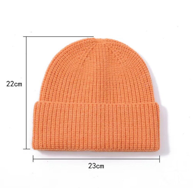 Personalized Embroidered Beanie Winter Hat Classic Beanies for Adults Winter Beanies Warm Hats Custom Beanie Custom Logo/Text Hats image 8