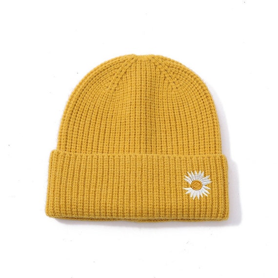 Custom Logo Beanie Personalized Custom Embroidered Beanie Daisy Hat Custom text Personalize Your Beanie Custom Beanie Beanie