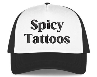 Custom Embroidered Trucker Hat, Personalized Foam Cap