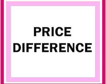 The price difference