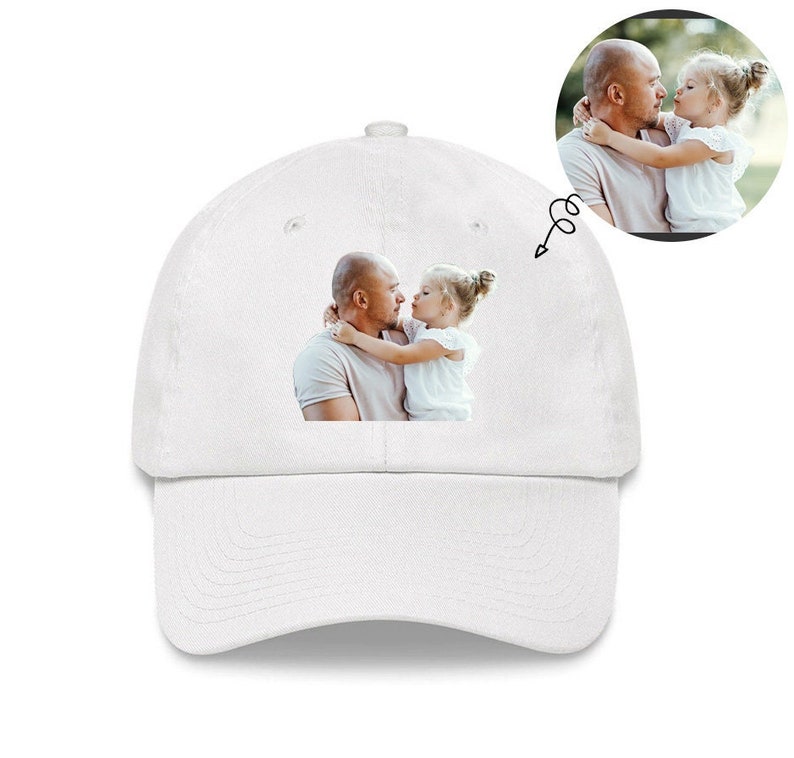 Custom Photo Print Hat Baseball Hat Pattern Picture Hat Custom Print Cotton Hat Outdoor Summer Cap Personalized Photo Baseball Hat image 1