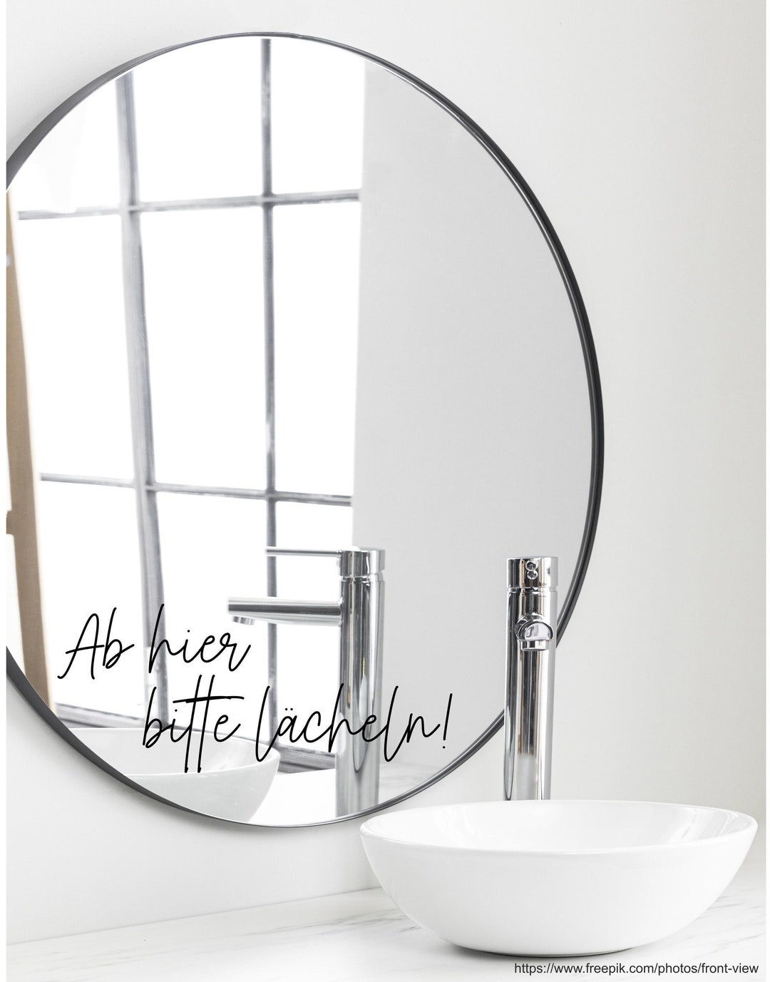 You Look Amazing Spiegel-Aufkleber – 45,7 X 6,3 Cm Wandaufkleber Spiegel Spruch Für Wohnzimmer Badezimmer