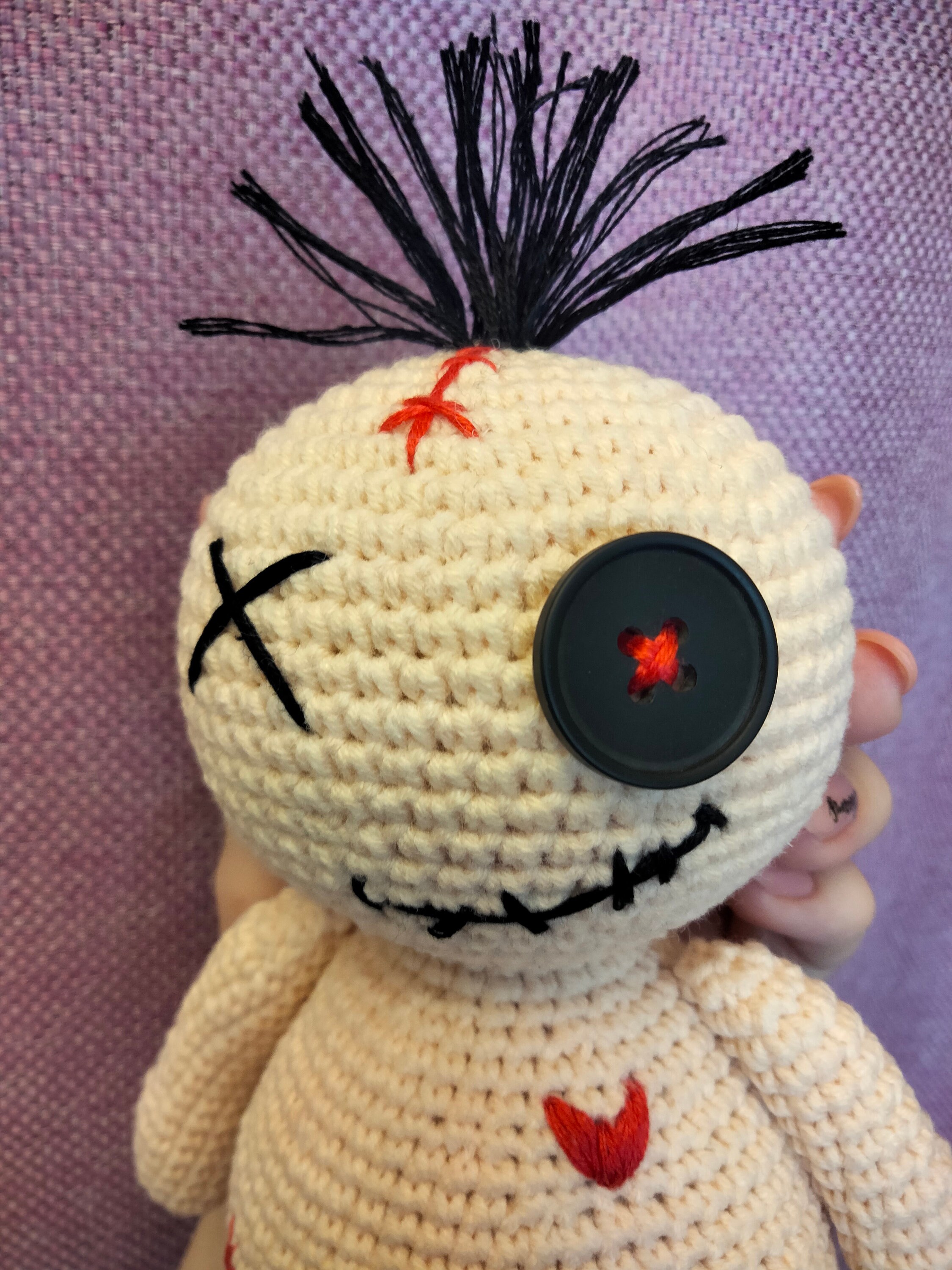 Jolie poupée vaudou au crochet Poupée vaudou poupée monstre Etsy