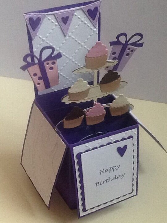 Handmade Cupcake Design Pop up Card - Etsy