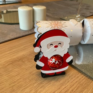 6 x Porta cioccolatini Lindt di Babbo Natale