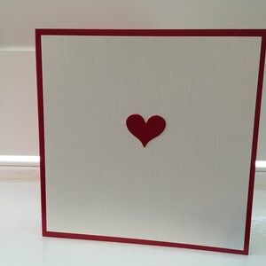 Biglietto di San Valentino fatto a mano