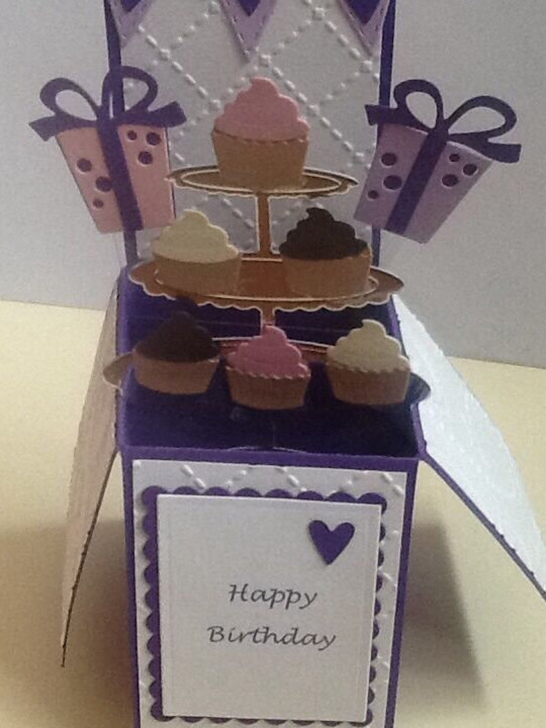 Handmade Cupcake Design Pop up Card - Etsy