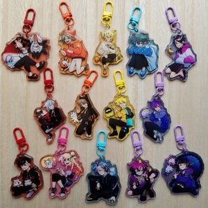 Nijisanji EN Colour Epoxy Charms Luxiem / Noctyx / Xsoleil