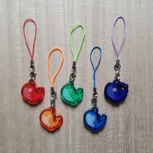 Whale Love Epoxy Phone Charms
