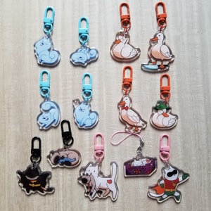 Animal Friends Epoxy Charms [Albert the Duck, Dot and Plum the Cat, Gureum the Dog]