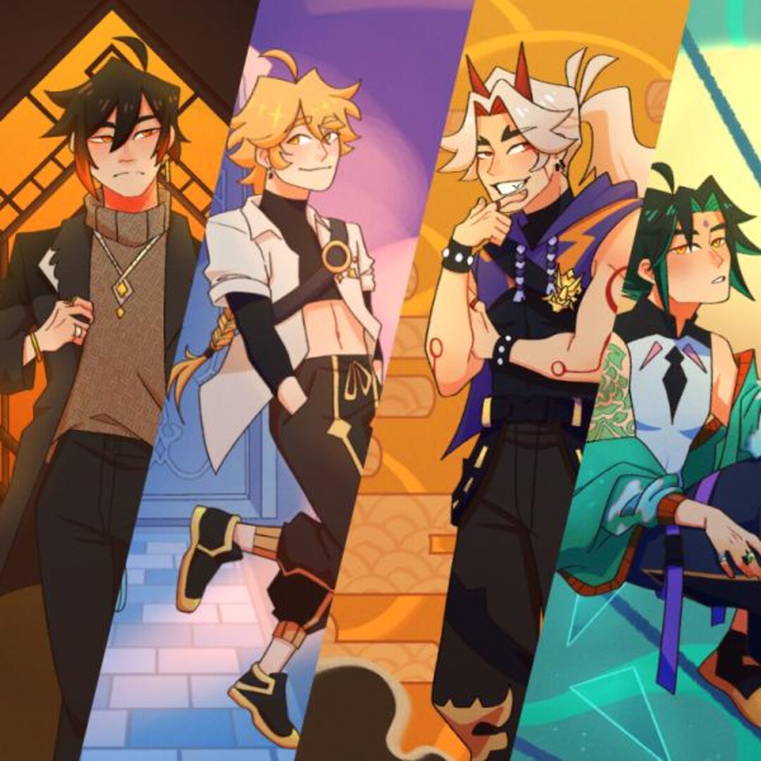 Genshin Prints [ LAST CALL ] Fashion, Razor Pokemon Trainer, Xiao Liyue ...