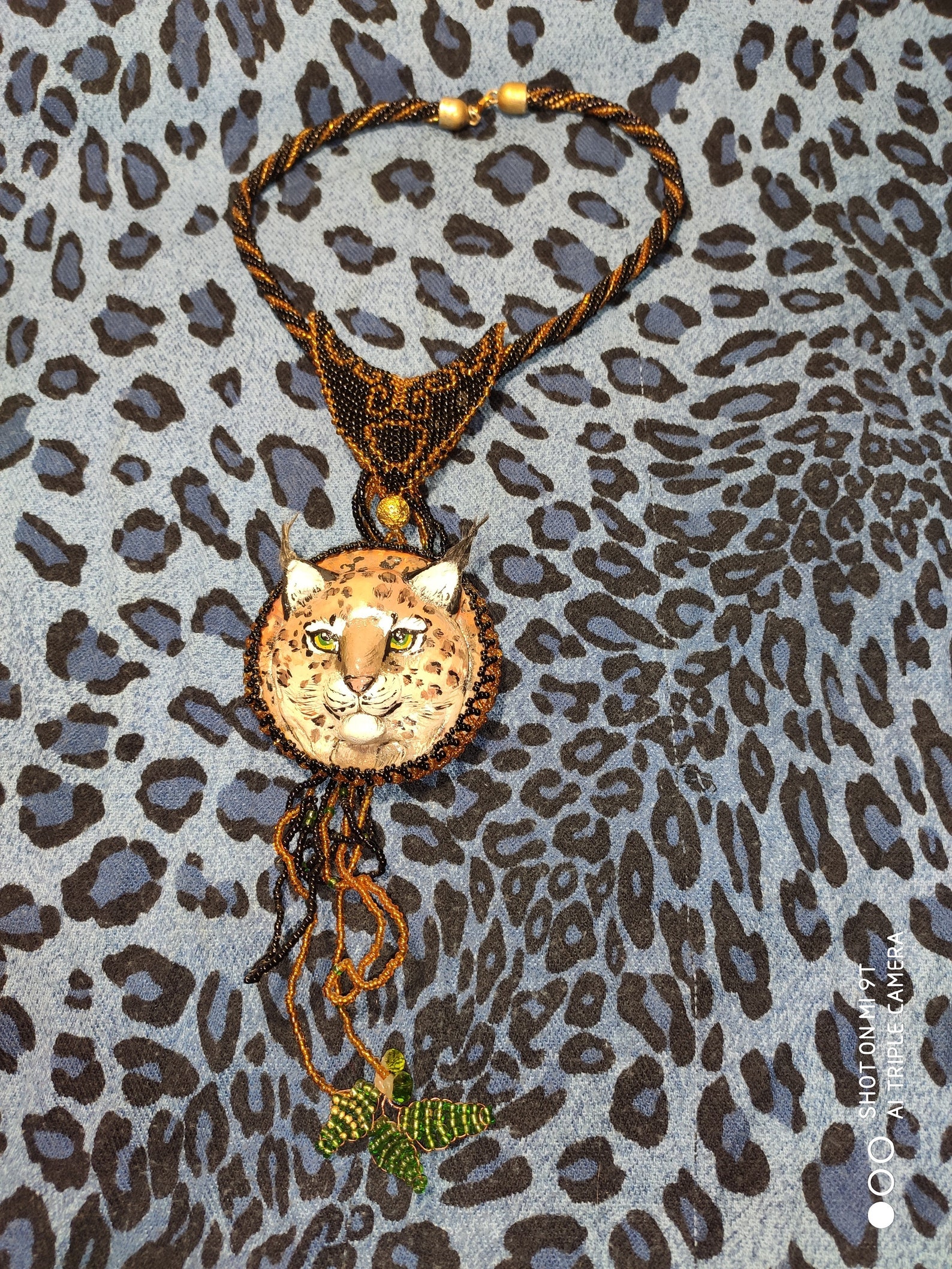 Christmas Lynx Head Lynx Pendant Lynx Charm Lynx Necklace | Etsy