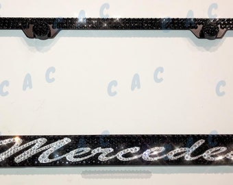 Bling License Plate Frames Mercedes