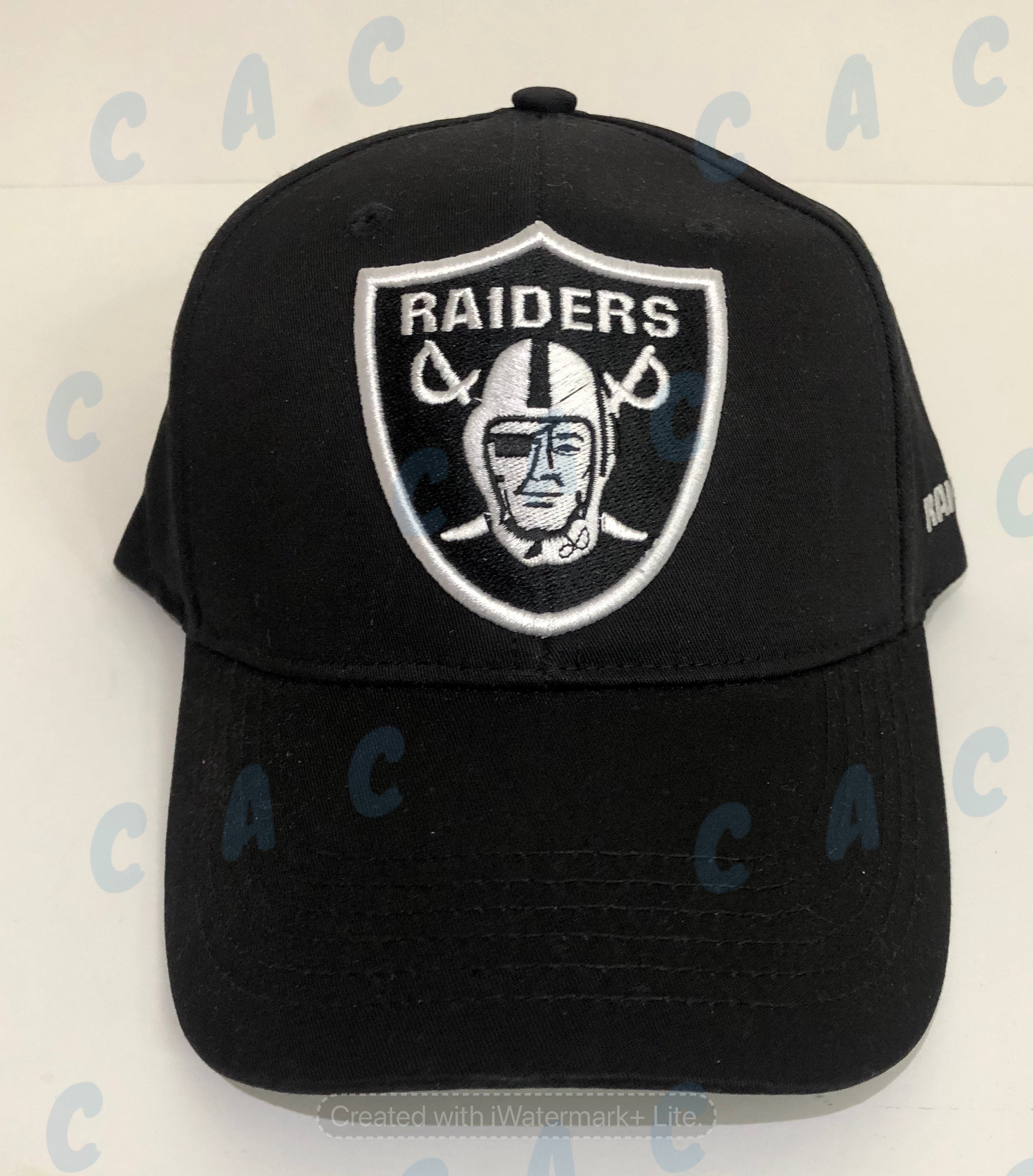 Raiders Las Vegas NFL Football Black Adjustable Hat Cap | Etsy