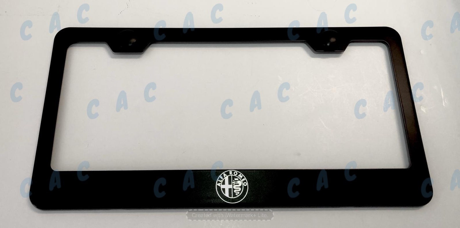 Alfa Romeo Laser Engraved Stainless Steel License Plate Frame Etsy