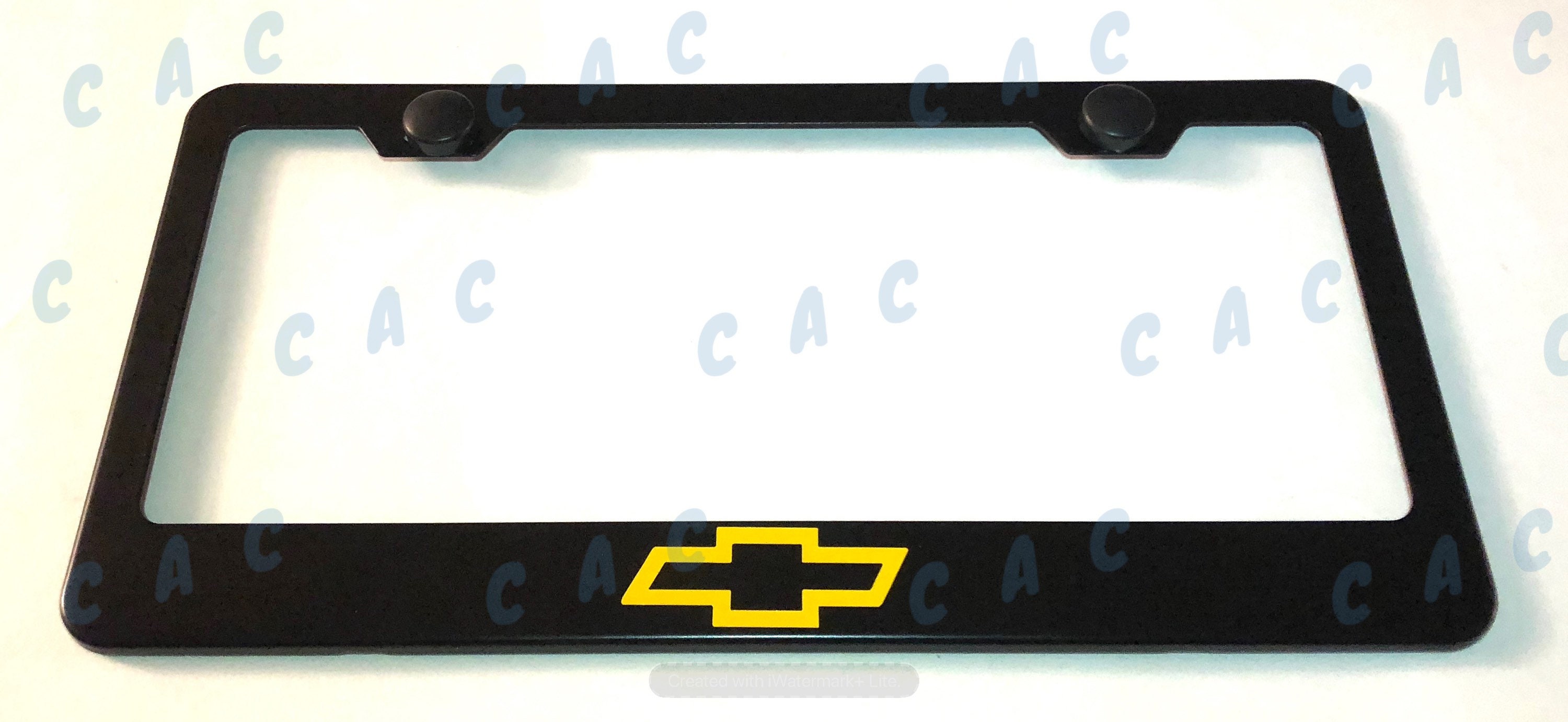 Chevrolet Chevy Stainless Steel License Plate Frame Rust Free Etsy