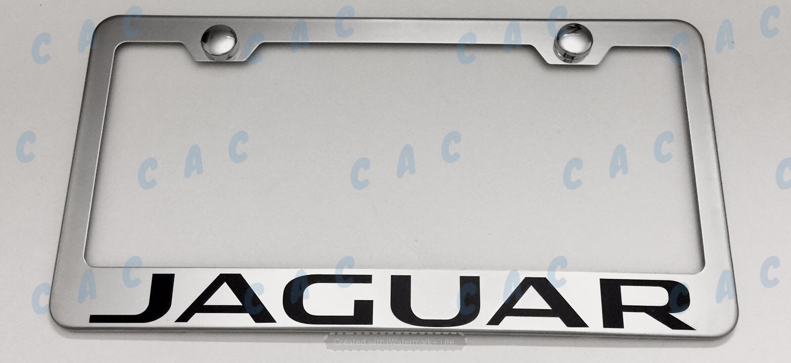 Jaguar Stainless Steel License Plate Frame Rust Free W/ Bolt Etsy
