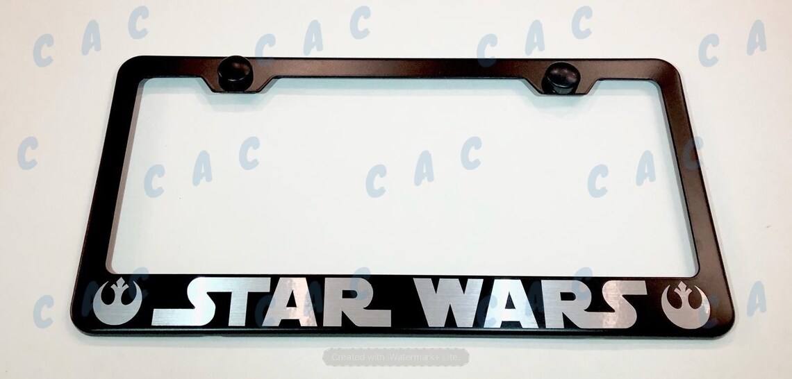 Star Wars Rebel Stainless Steel License Plate Frame Rust Free Etsy
