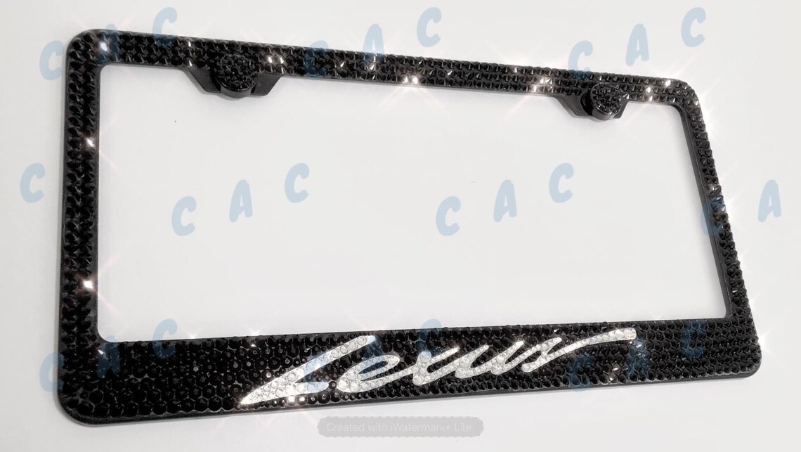 Lexus F Sport License Plate Frame Holder Made with Bling Etsy