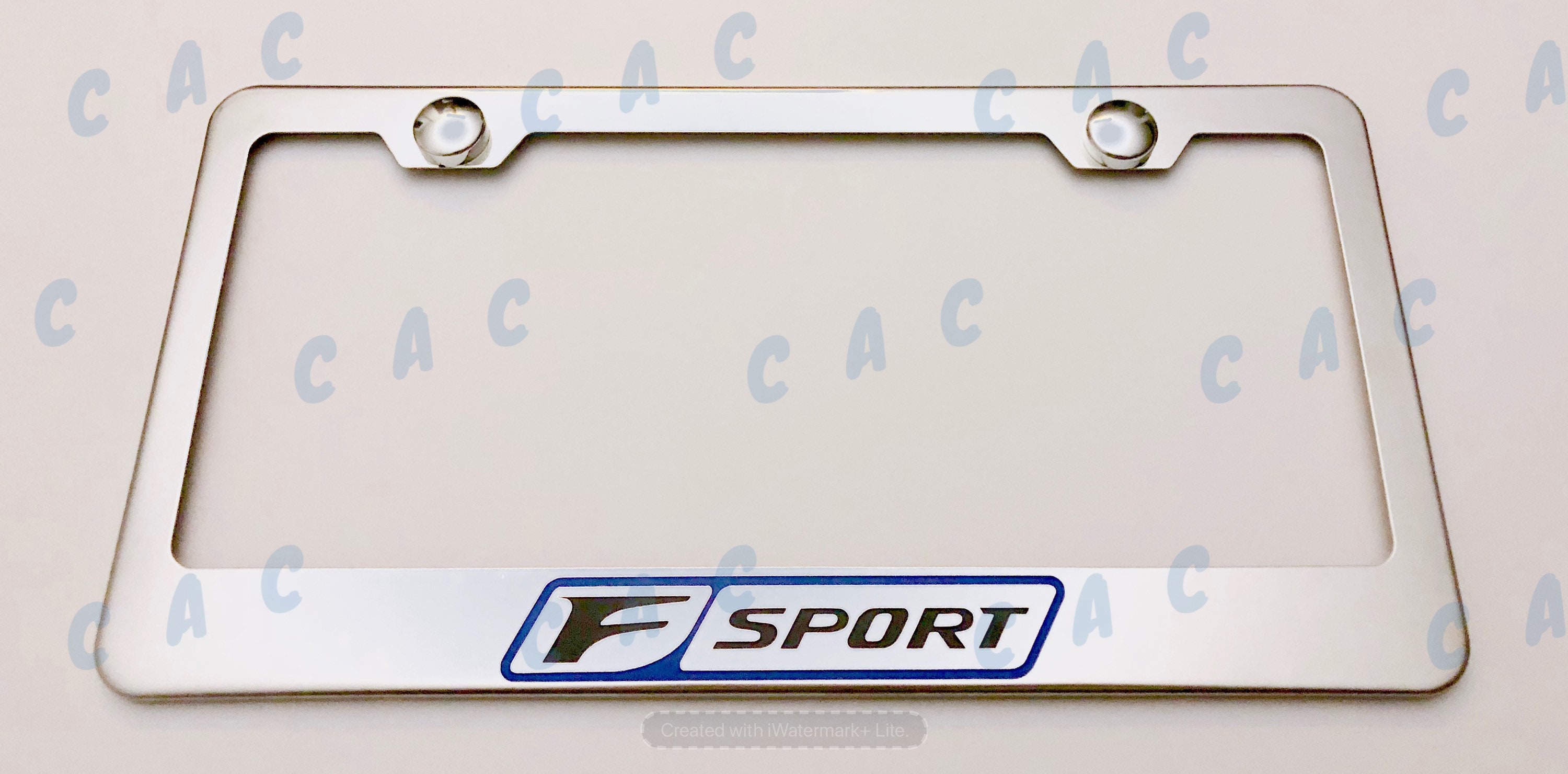 Lexus F Sport Stainless Steel License Plate Frame Rust Free W/ Etsy