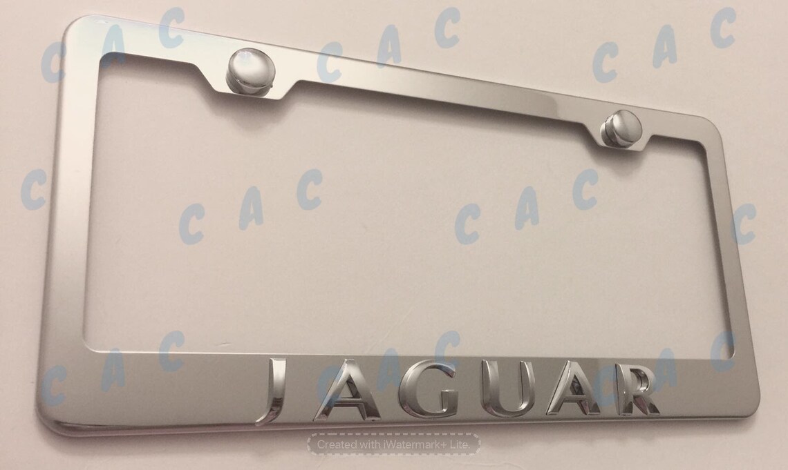 3D Jaguar Stainless Steel License Plate Frame Rust Free W/ Etsy