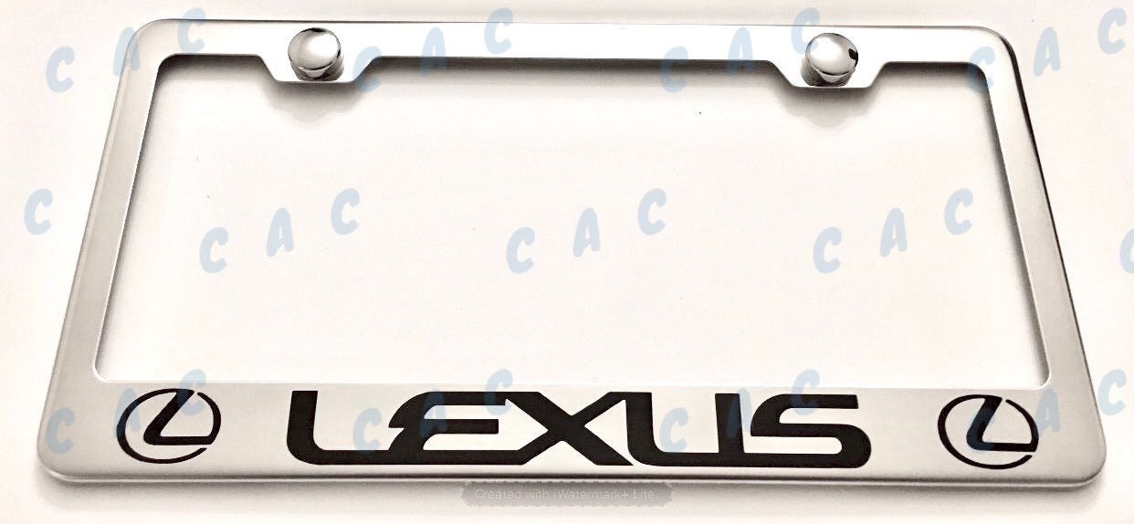 Lexus F Sport Stainless Steel License Plate Frame Rust Free W/ Etsy