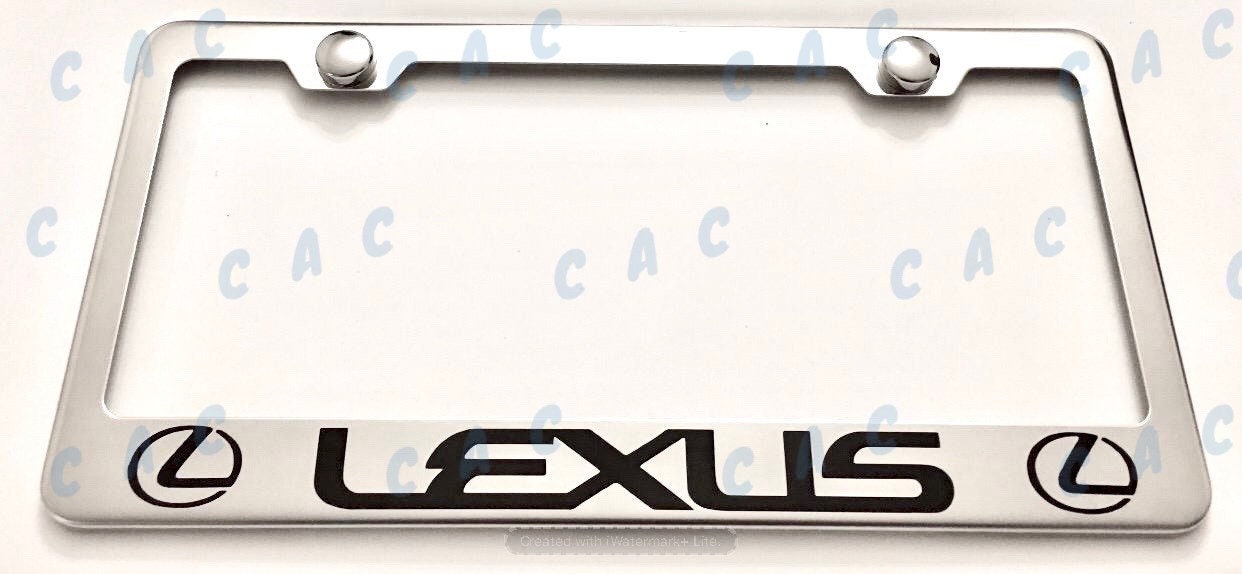 Lexus F Sport Stainless Steel License Plate Frame Rust Free W Etsy