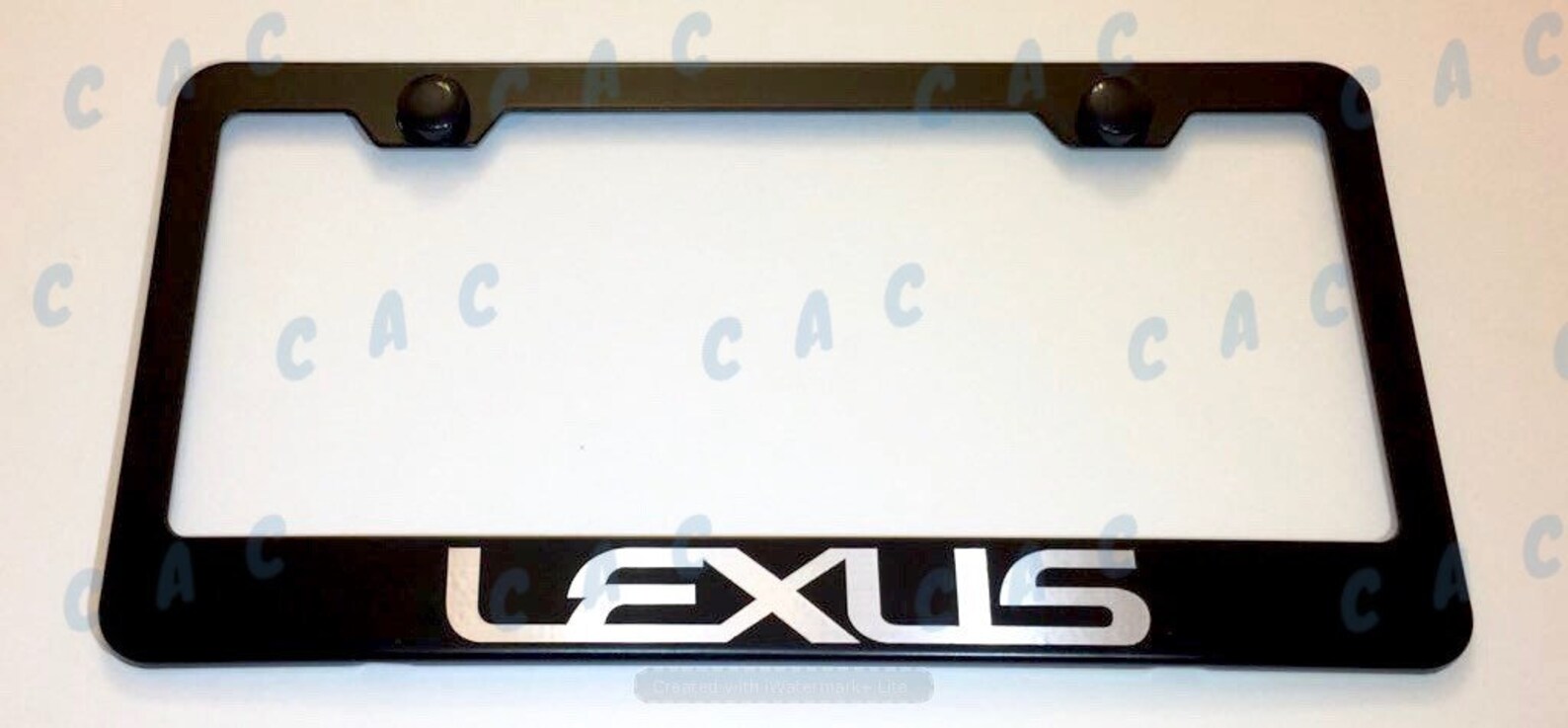 Lexus F Sport Stainless Steel License Plate Frame Rust Free W/ Etsy