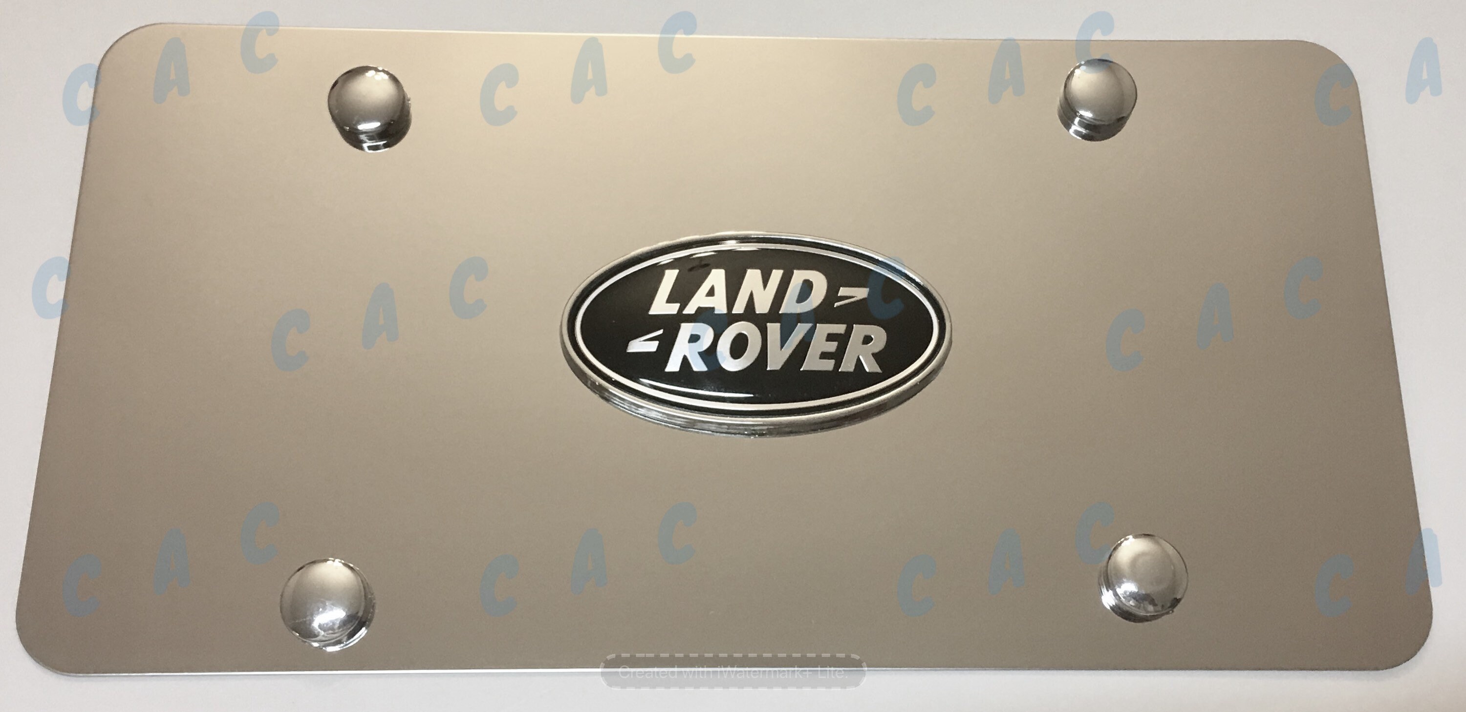 3D Land Rover Stainless Steel License Front Plate Frame Rust Etsy