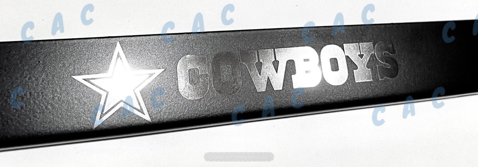 Dallas Cowboys Laser Engraved Stainless Steel License Plate Etsy