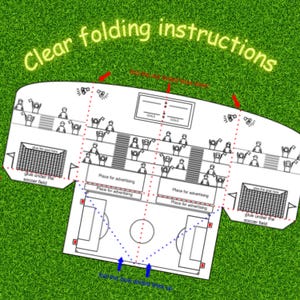 Paper Pop Up Soccer Field, World Cup 2026, Copa Mundial, Football Game image 6