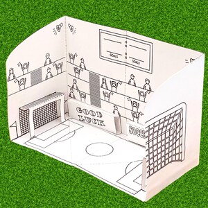 Paper Pop Up Soccer Field, World Cup 2026, Copa Mundial, Football Game image 2