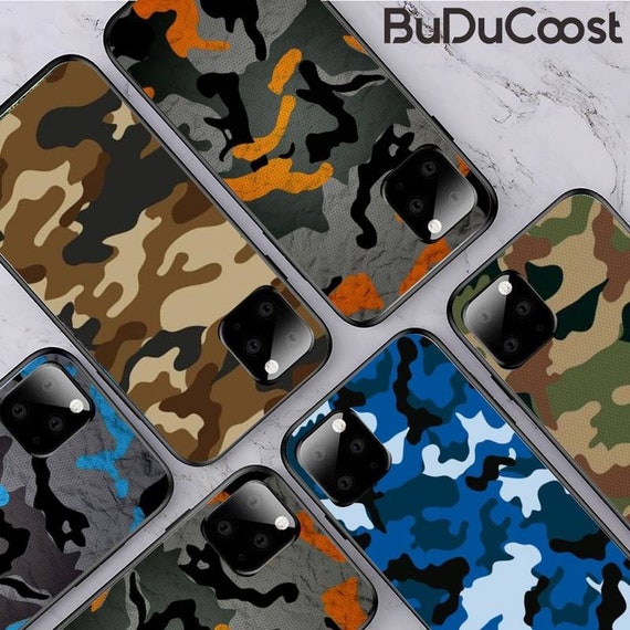 For Apple iPhone 12 12 Pro 12 Pro Max Camo Back Cover Military Pattern Coloured Phone Case