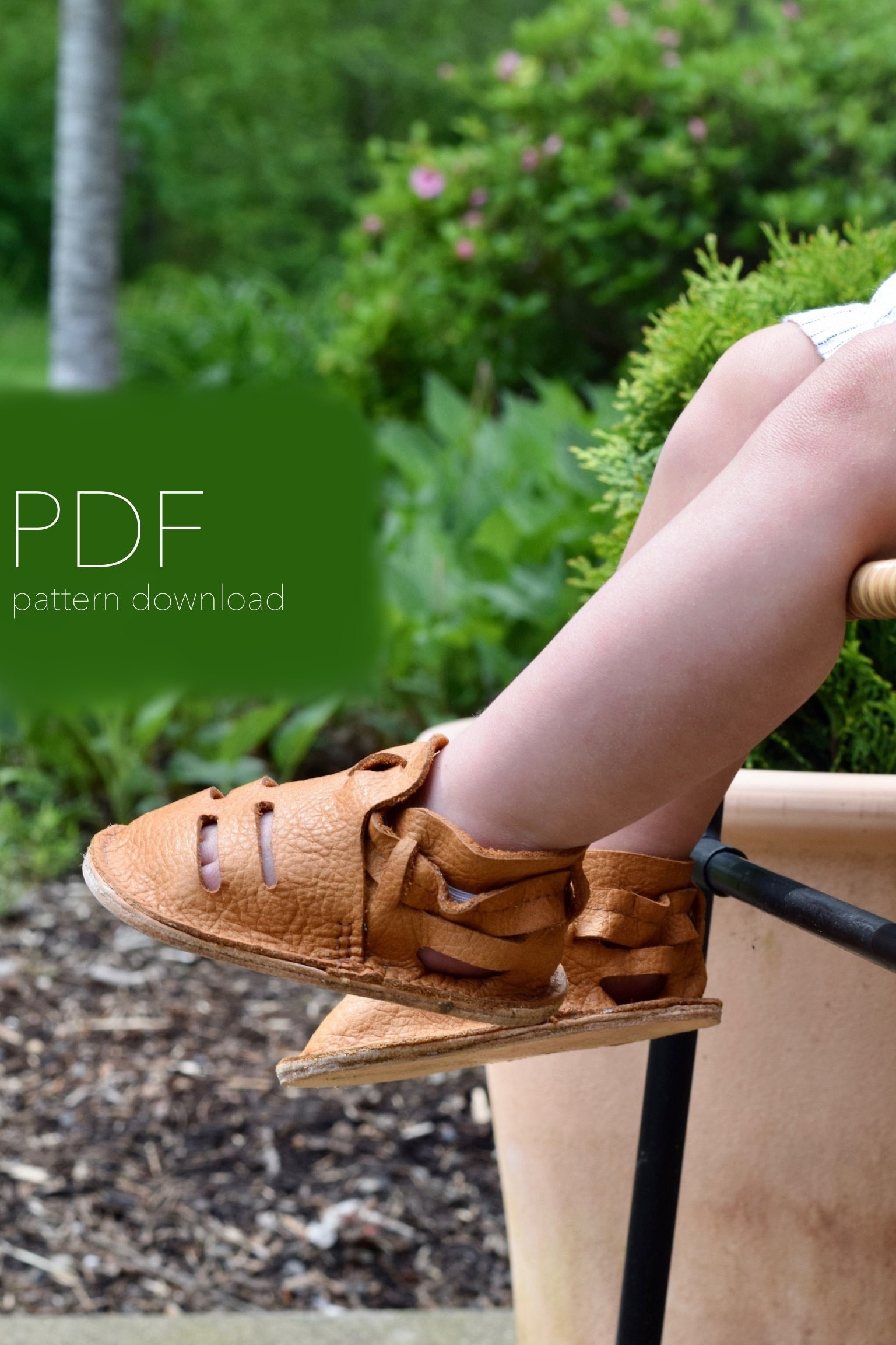 Little Lou Summer Shoes Pattern - Baby Sandals Pattern, Leather Shoe ...