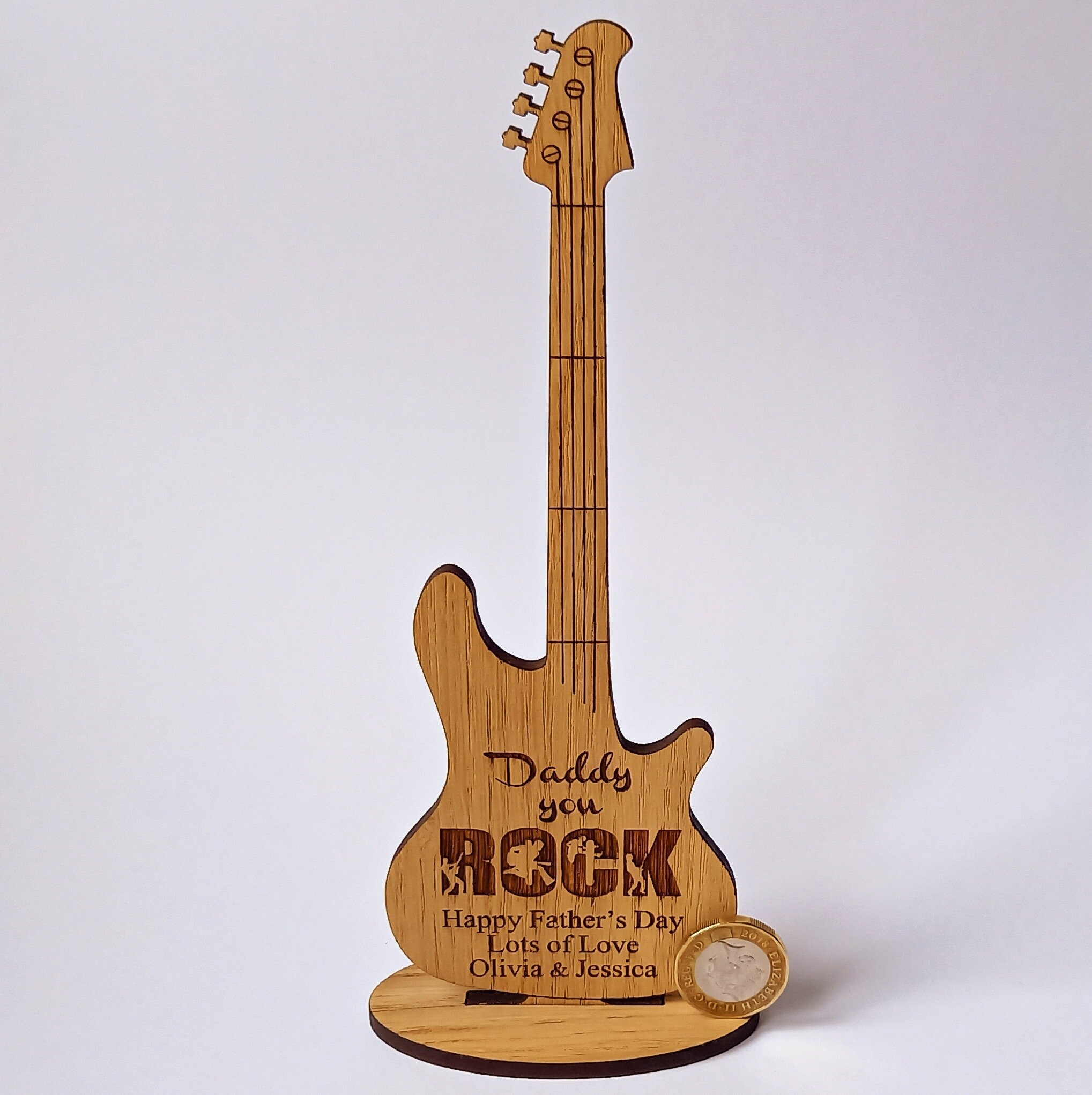 Birthday Gift Personalised Freestanding Guitar Gift for Etsy