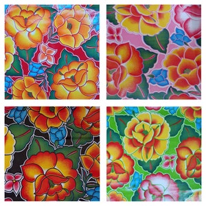 Floral Mexican Tablecloth: Various Sizes & Colors