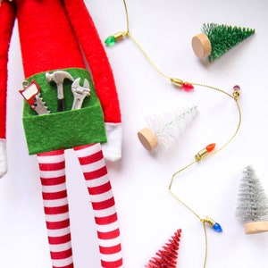 Elf Tool Belt, Elf Props, Elf doll Accessory, Elf Activity, Elf Tools, Elf Christmas Lights