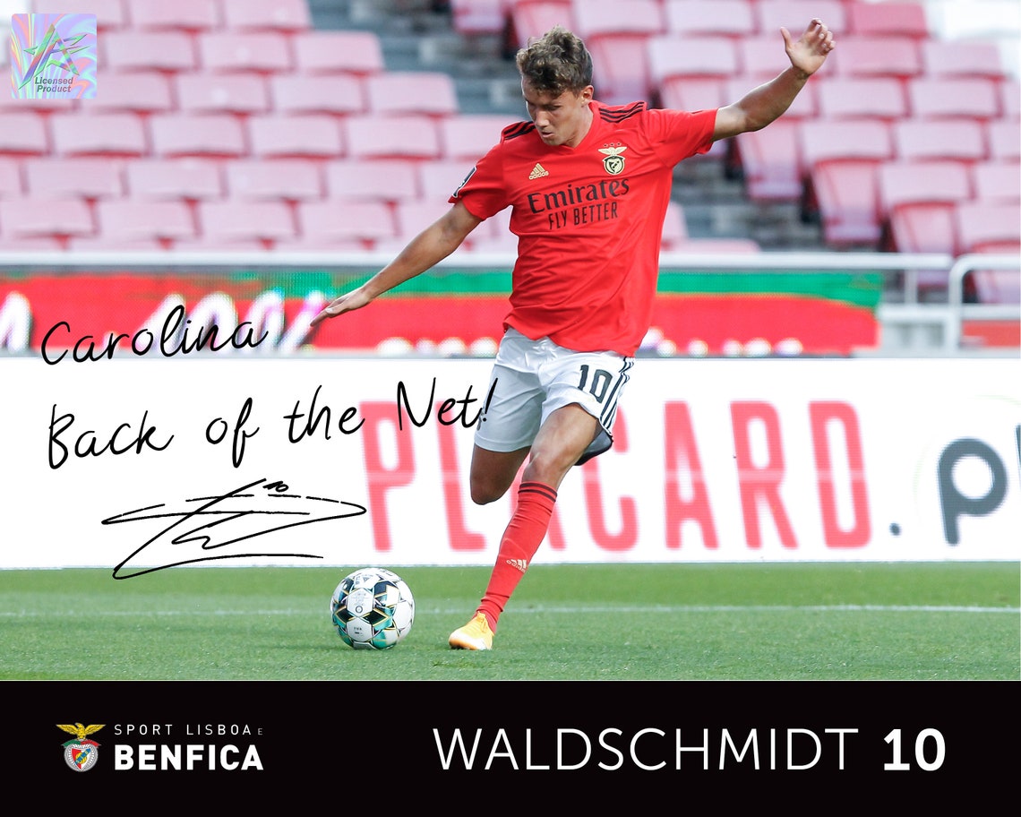 LUCA WALDSCHMIDT Personalized Licensed Autograph SL Benfica | Etsy