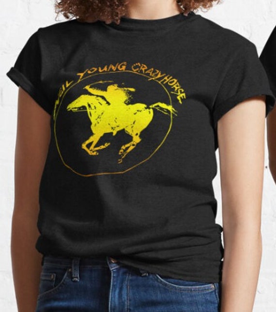 NeilYoungCrazyHorse Classic TShirt Etsy