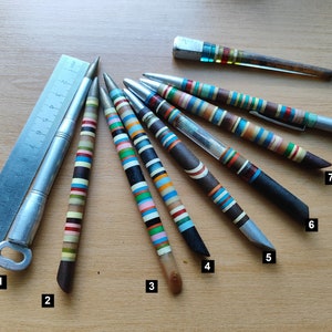 Prison Art USSR Vintage Ballpoint Handmade Pens .