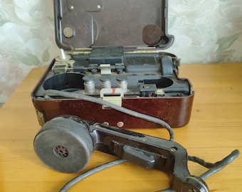 Military Field Telephone TA-57 USSR Vintage Military Antique Phone