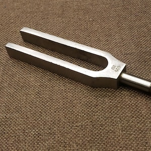 Antique Metal Tuning Fork  Acoustic Resonator