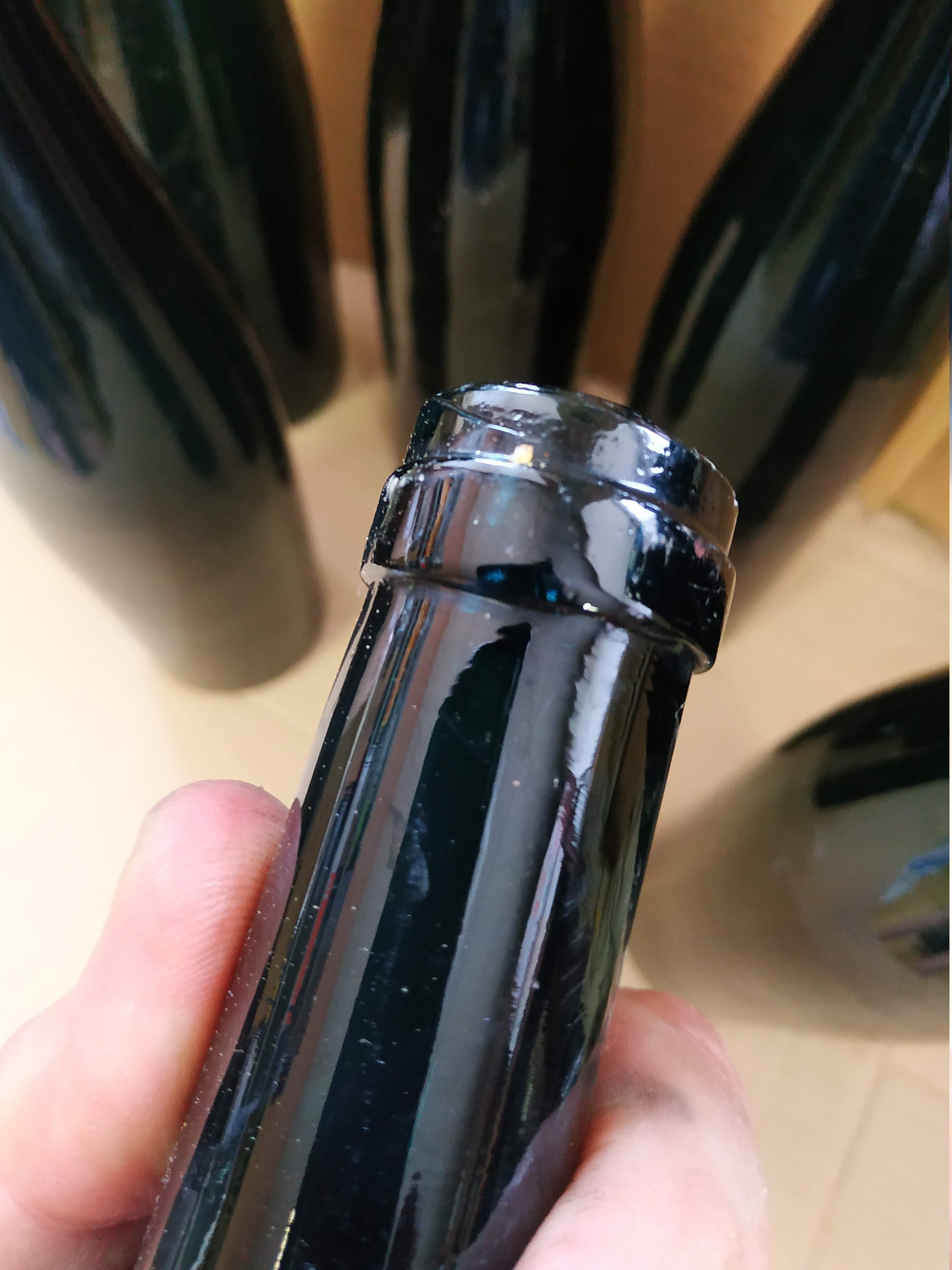 Old Dark Blue German Wine Bottle. - Etsy